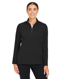 Devon & Jones Women's CrownLux Performance® Windsor Welded Quarter-Zip Pullover DG410W