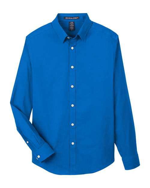 Devon & Jones CrownLux Performance® Spencer Poplin Dress Shirt DG505