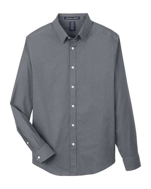 Devon & Jones CrownLux Performance® Spencer Poplin Dress Shirt DG505