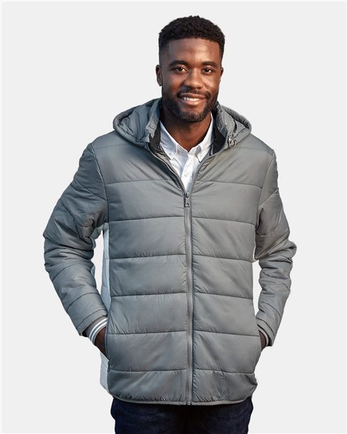 Nautica Nautical Mile Hooded Puffer Jacket N17186