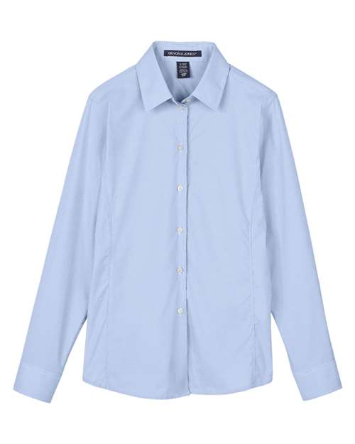 Devon & Jones Women's CrownLux Performance® Microstripe Dress Shirt DG537W