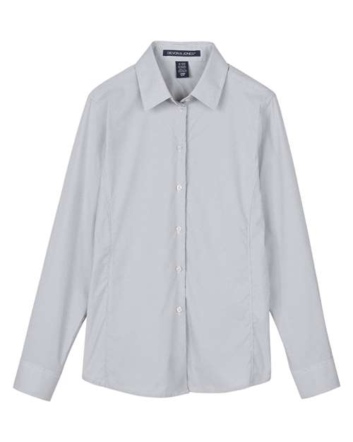 Devon & Jones Women's CrownLux Performance® Microstripe Dress Shirt DG537W