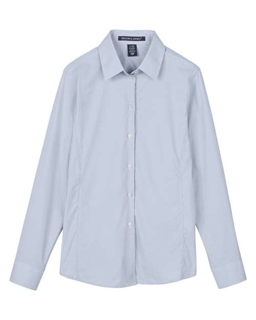 Devon & Jones Women's CrownLux Performance® Microstripe Dress Shirt DG537W