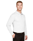 Devon & Jones CrownLux Performance® Tall Plaited Long Sleeve Polo DG20LT
