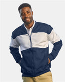 Nautica Anchor Fleece Colorblocked Bomber Jacket N17928