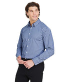 Devon & Jones CrownLux Performance® Gingham Dress Shirt DG536
