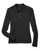Devon & Jones Women's Pima Piqué Long Sleeve Polo D110W