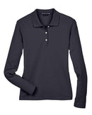 Devon & Jones Women's Pima Piqué Long Sleeve Polo D110W