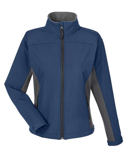 Devon & Jones Women's Soft Shell Colorblock Jacket D997W