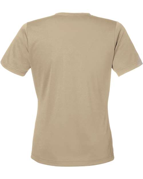 Team 365 Women's Zone Performance Mesh T-Shirt TT15W - Desert Khaki