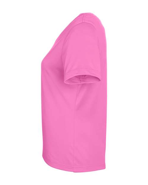 Team 365 Women's Zone Performance Mesh T-Shirt TT15W - Sport Charity Pink