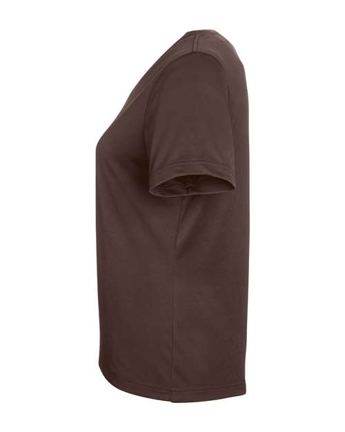 Team 365 Women's Zone Performance Mesh T-Shirt TT15W - Sport Dark Brown