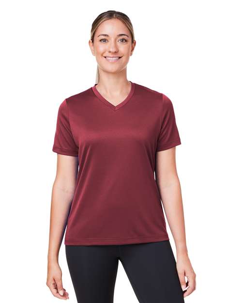 Team 365 Women's Zone Performance Mesh T-Shirt TT15W - Sport Maroon