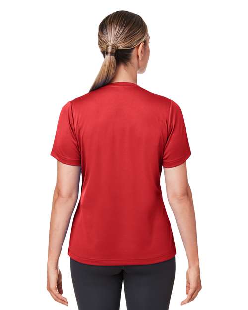 Team 365 Women's Zone Performance Mesh T-Shirt TT15W - Sport Scarlet Red