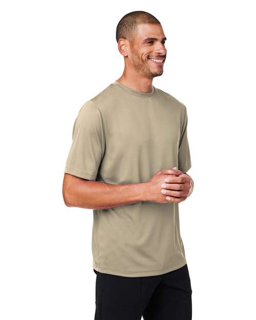 Team 365 Zone Performance Mesh T-Shirt TT15 - Desert Khaki