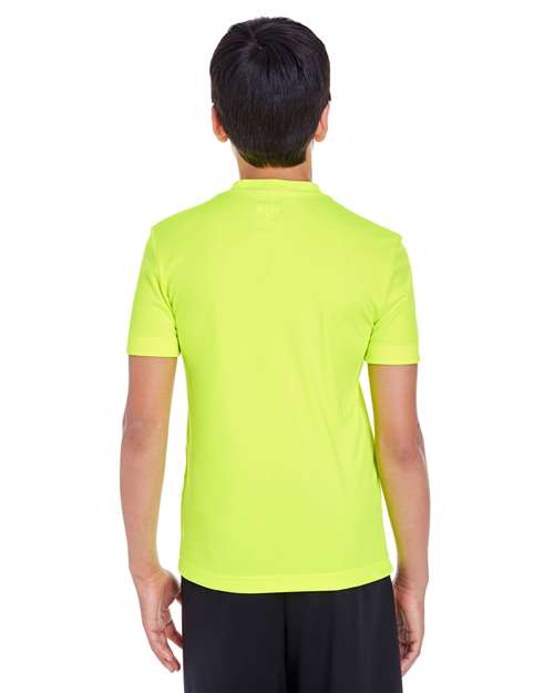 Team 365 Youth Zone Performance T-Shirt TT11Y - Safety Yellow