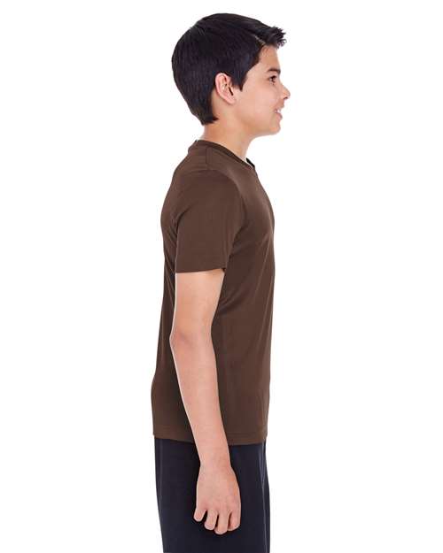 Team 365 Youth Zone Performance T-Shirt TT11Y - Sport Dark Brown