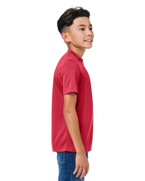 Team 365 Youth Zone Performance Mesh T-Shirt TT15Y - Sport Scarlet Red