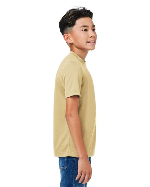 Team 365 Youth Zone Performance Mesh T-Shirt TT15Y - Sport Vegas Gold