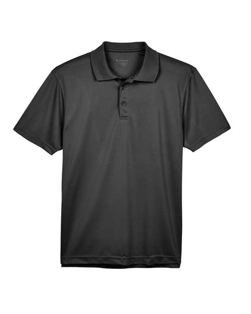 Harriton Polyester Jersey Polo M315 - Black
