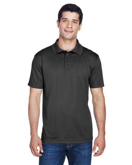 Harriton Polyester Jersey Polo M315 - Black
