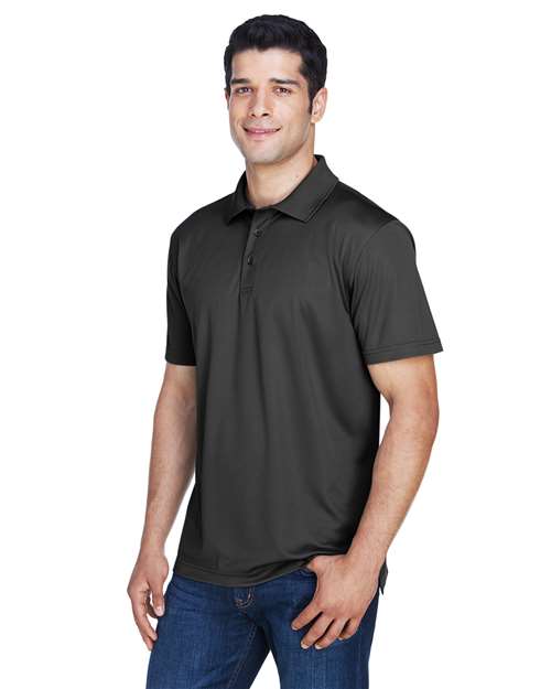 Harriton Polyester Jersey Polo M315 - Black