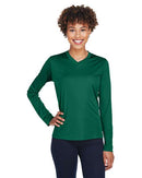 Team 365 Women's Zone Performance Long Sleeve T-Shirt TT11WL