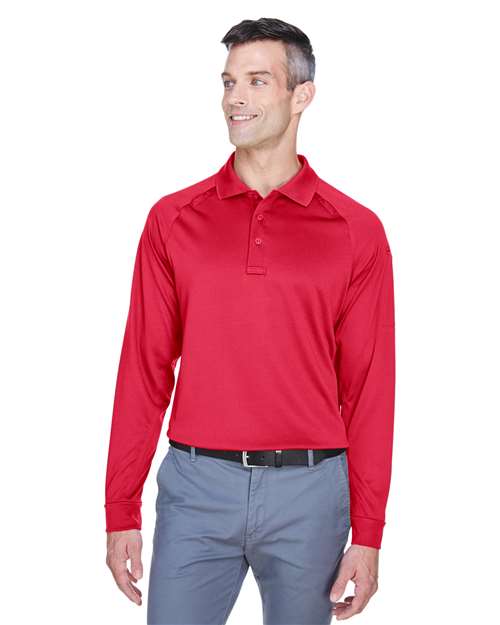 Harriton Advantage Long Sleeve Tactical Polo M211L