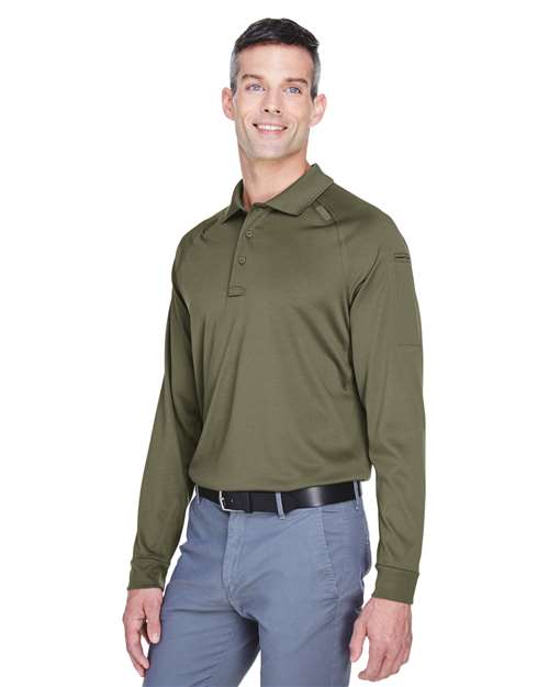 Harriton Advantage Long Sleeve Tactical Polo M211L