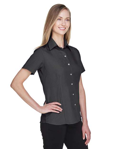 Harriton Women's Barbados Textured Camp Shirt M560W