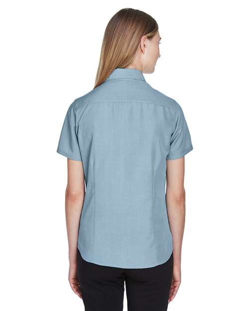 Harriton Women's Barbados Textured Camp Shirt M560W