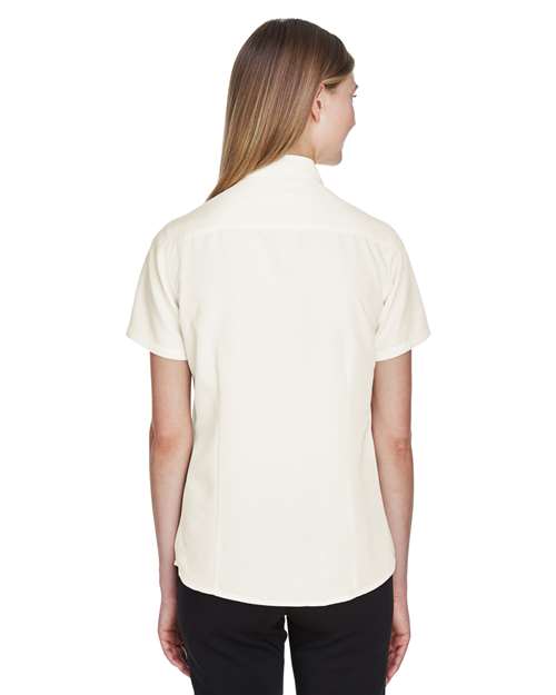 Harriton Women's Barbados Textured Camp Shirt M560W