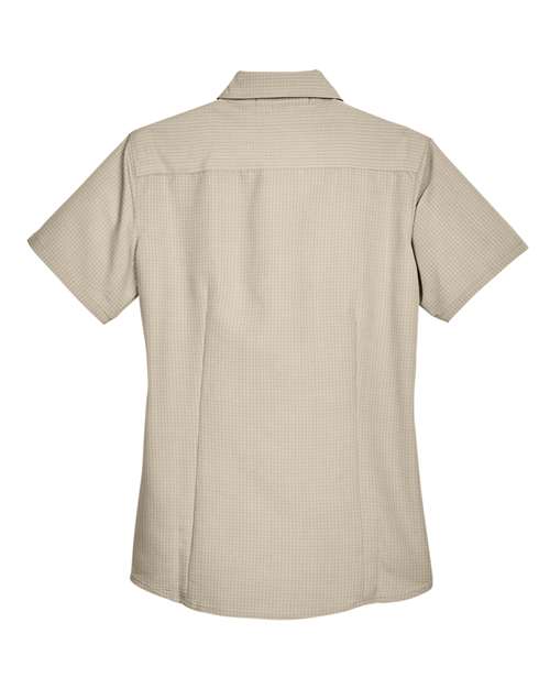 Harriton Women's Barbados Textured Camp Shirt M560W