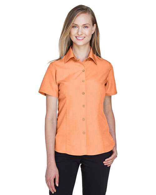 Harriton Women's Barbados Textured Camp Shirt M560W