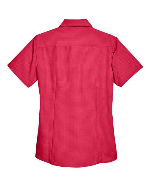 Harriton Women's Barbados Textured Camp Shirt M560W