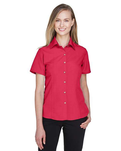 Harriton Women's Barbados Textured Camp Shirt M560W
