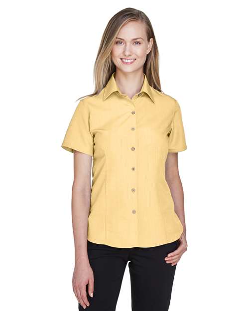 Harriton Women's Barbados Textured Camp Shirt M560W