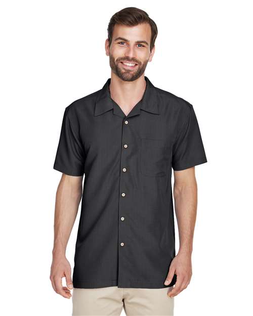 Harriton Barbados Textured Camp Shirt M560