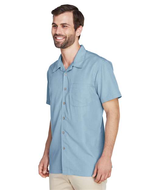 Harriton Barbados Textured Camp Shirt M560