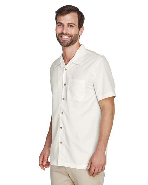 Harriton Barbados Textured Camp Shirt M560