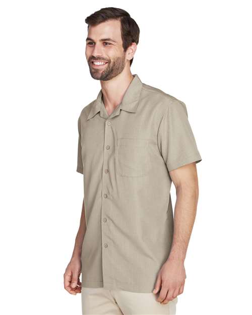 Harriton Barbados Textured Camp Shirt M560