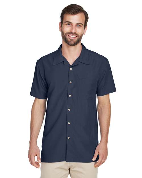 Harriton Barbados Textured Camp Shirt M560