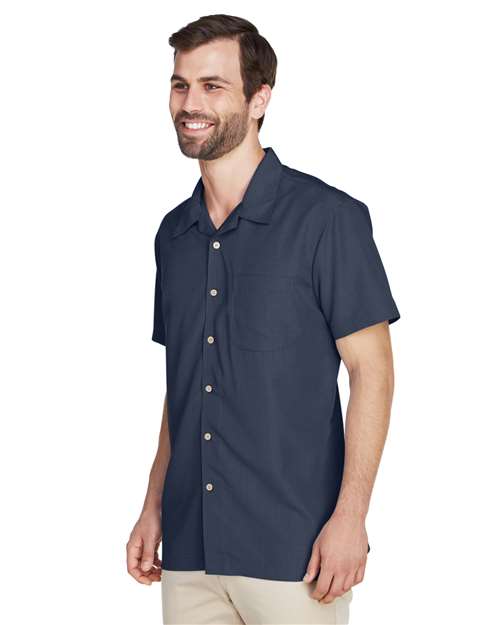 Harriton Barbados Textured Camp Shirt M560