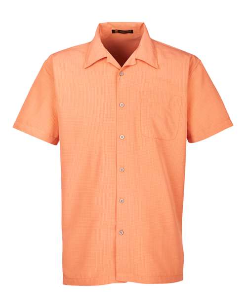 Harriton Barbados Textured Camp Shirt M560