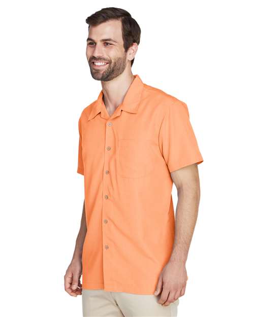 Harriton Barbados Textured Camp Shirt M560