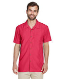 Harriton Barbados Textured Camp Shirt M560