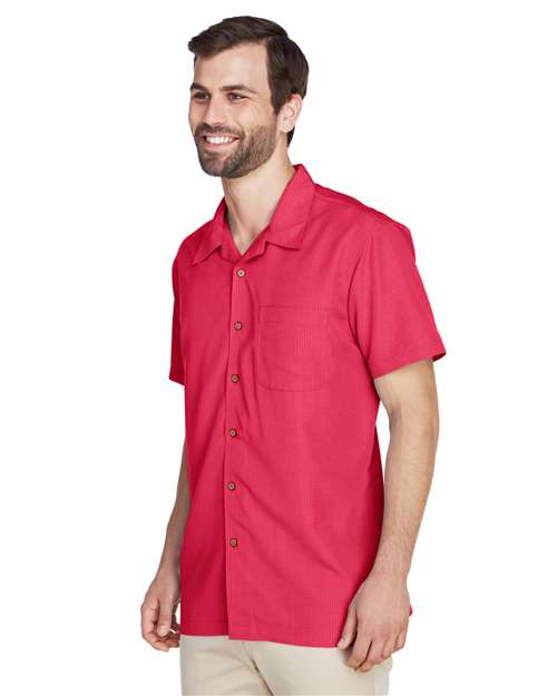 Harriton Barbados Textured Camp Shirt M560