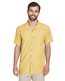 Harriton Barbados Textured Camp Shirt M560