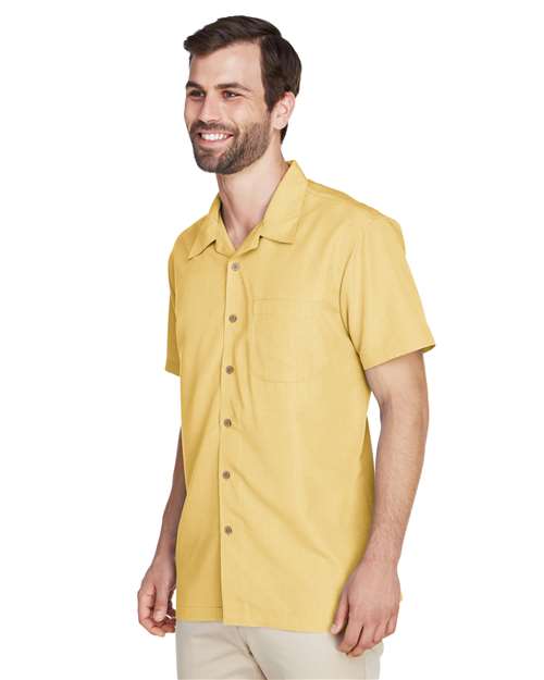 Harriton Barbados Textured Camp Shirt M560