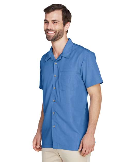 Harriton Barbados Textured Camp Shirt M560